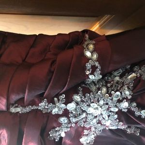 Burgundy Prom Dress